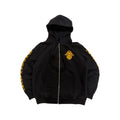 Chrome Hearts Yellow Dagger Thermal Lined Black Zip Up
