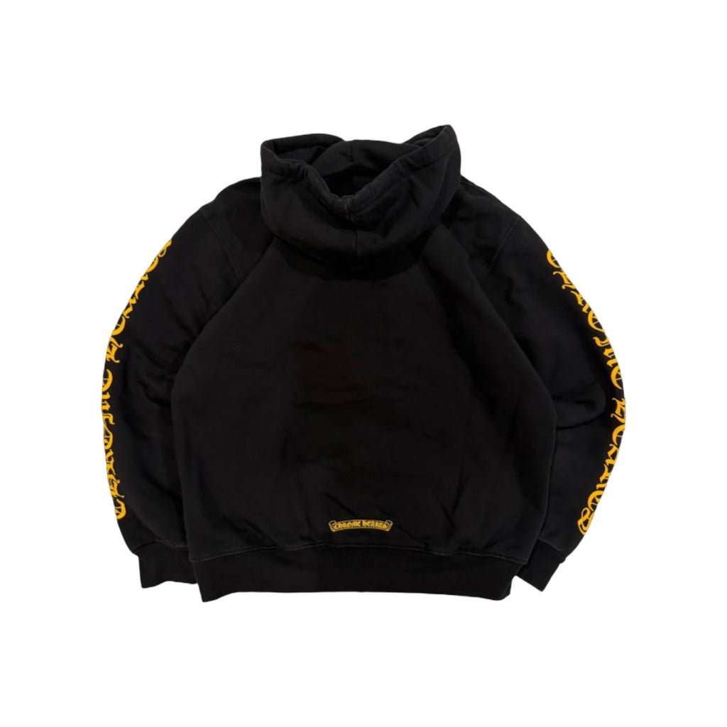 Chrome Hearts Yellow Dagger Thermal Lined Black Zip Up