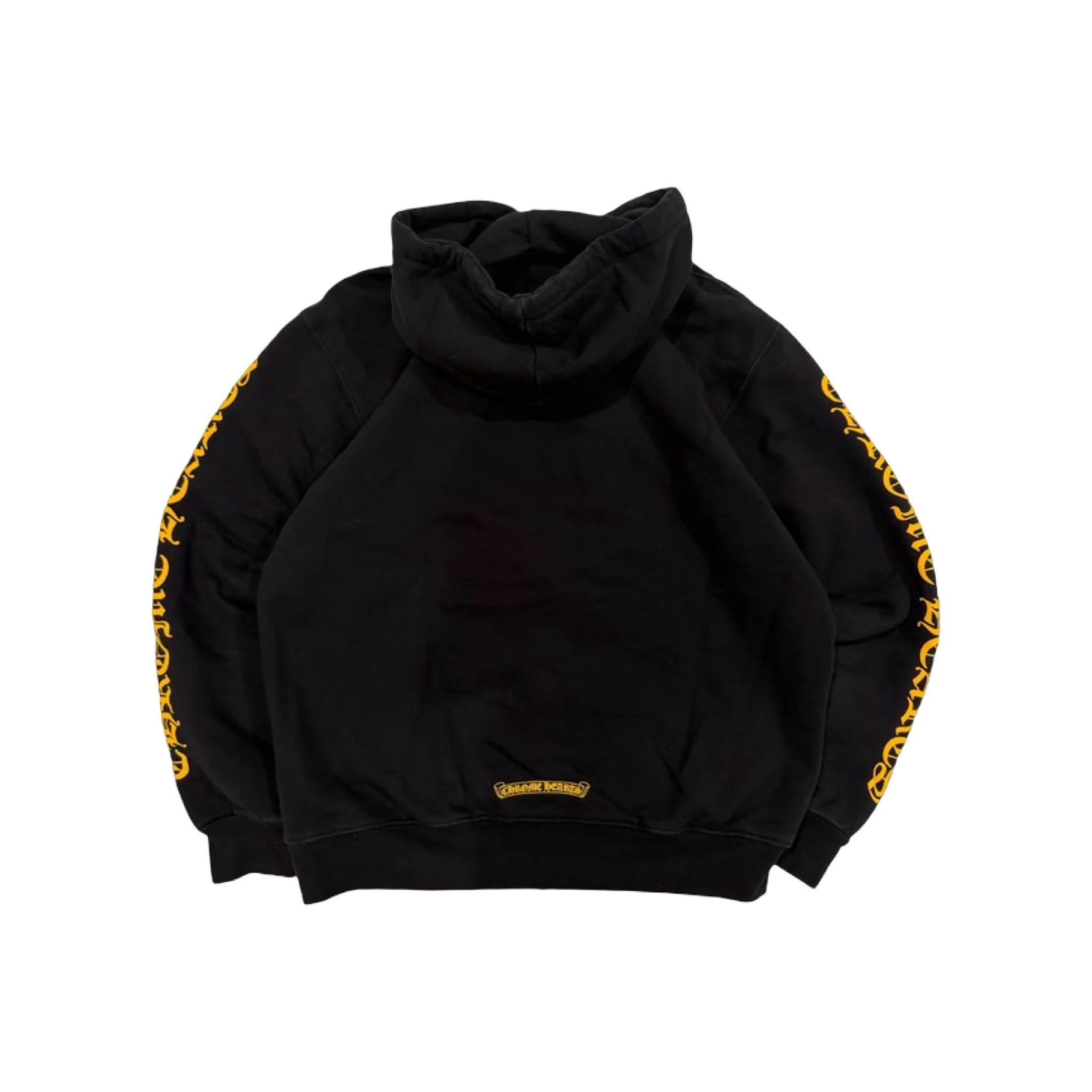 Chrome Hearts Yellow Dagger Thermal Lined Black Zip Up