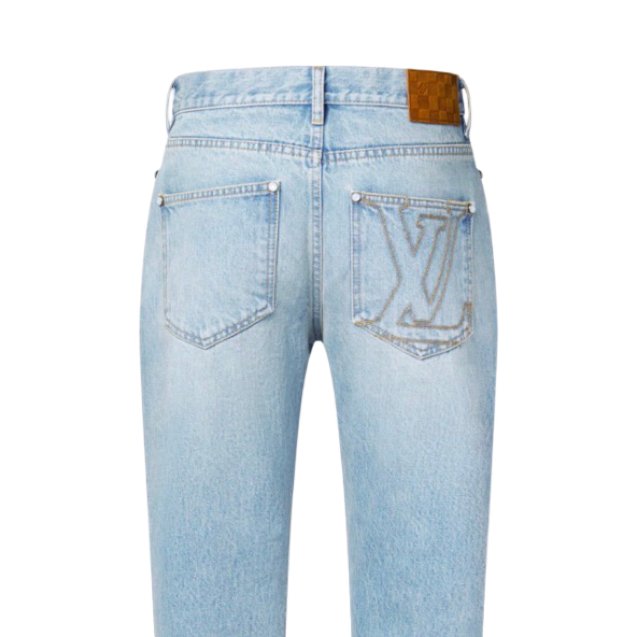 Louis Vuitton Icons Washed Indigo Jeans