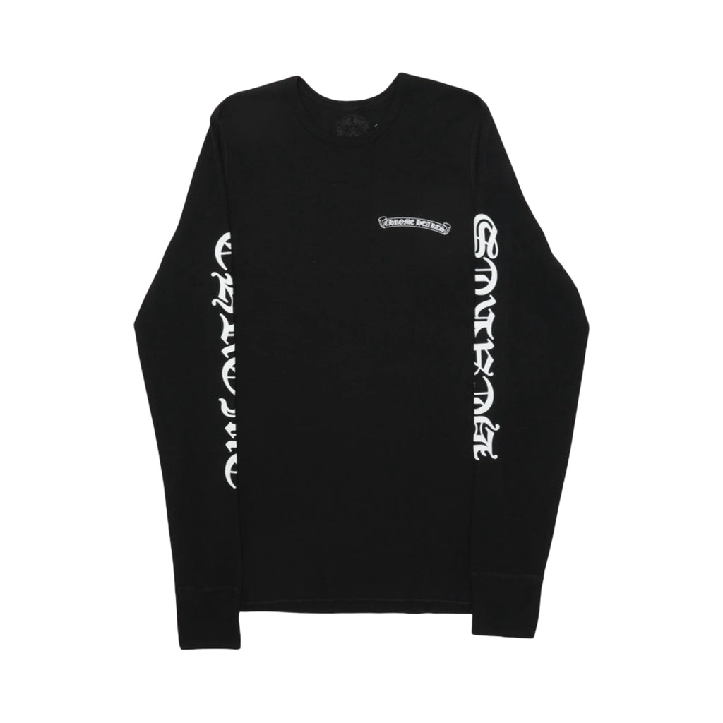 Chrome Hearts Scroll Logo Thermal Black