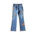 Chrome Hearts St. Barth Levi's 517 Cross Patch Jeans