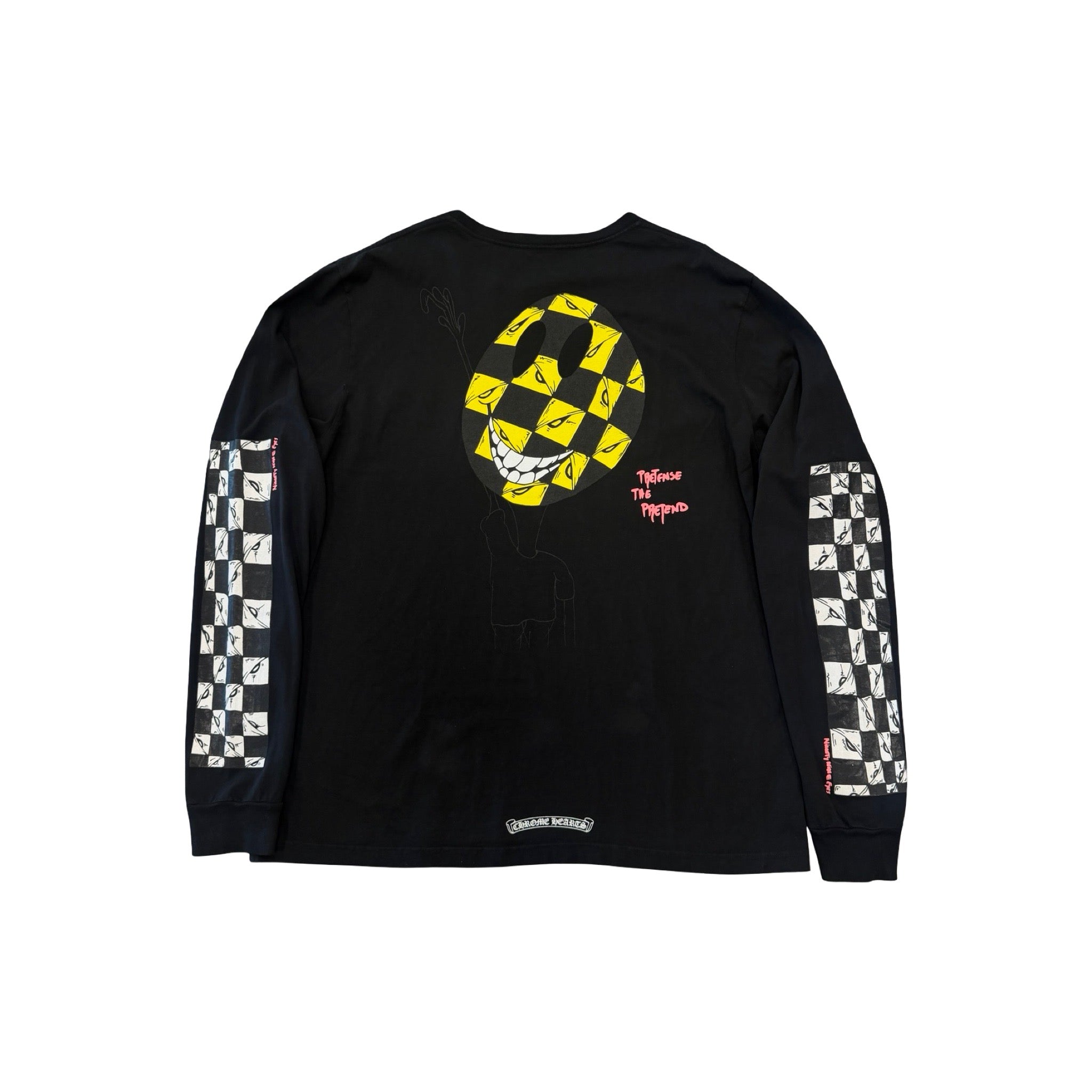 Chrome Hearts Matty Boy Multi-Eye Soccer Ball Print Longsleeve