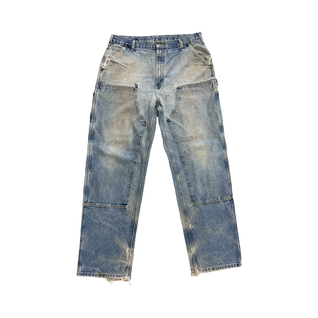 Carhartt Double Knee Blue Denim Jeans