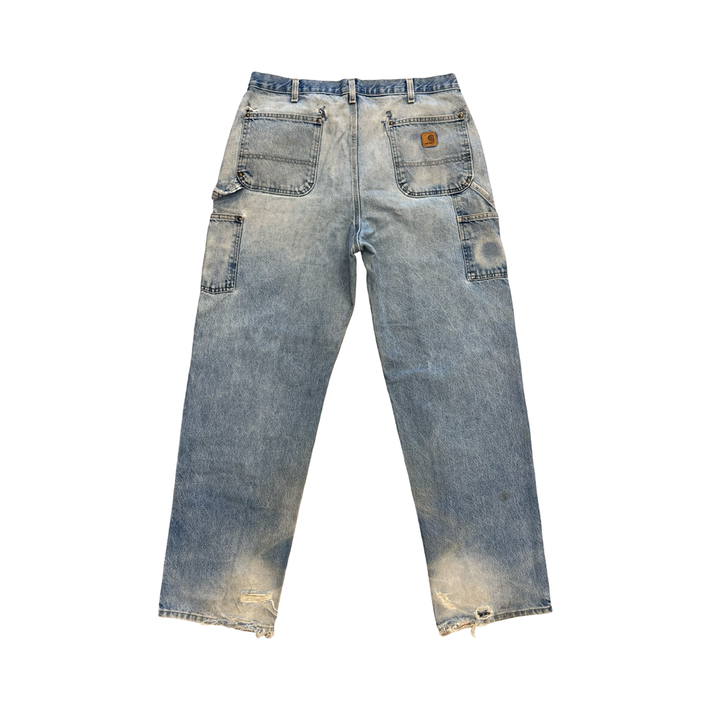 Carhartt Double Knee Blue Denim Jeans
