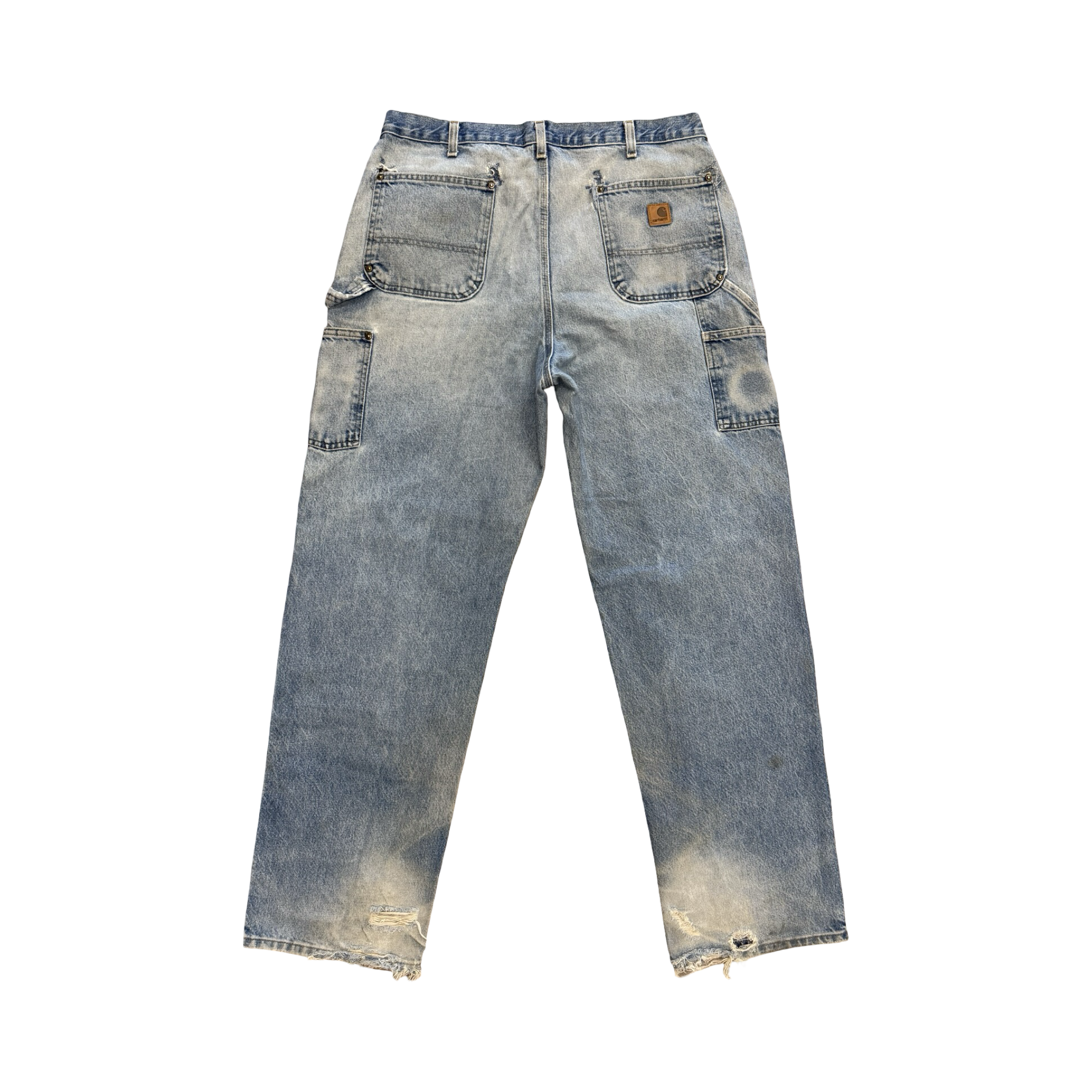 Carhartt Double Knee Blue Denim Jeans