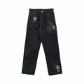 Chrome Hearts Leopard Black Leather Patch Chino Black