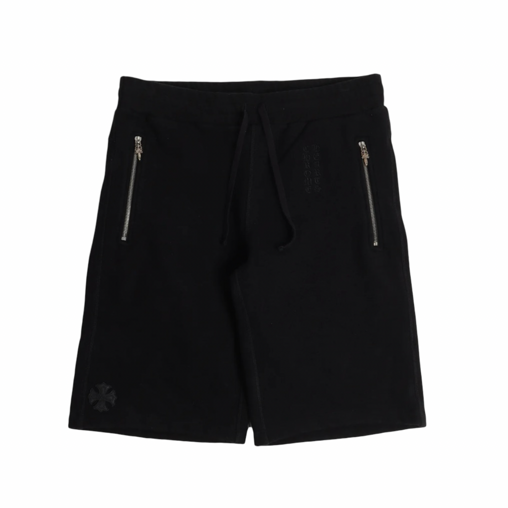 Chrome Hearts Y Not Black Patch Shorts Black
