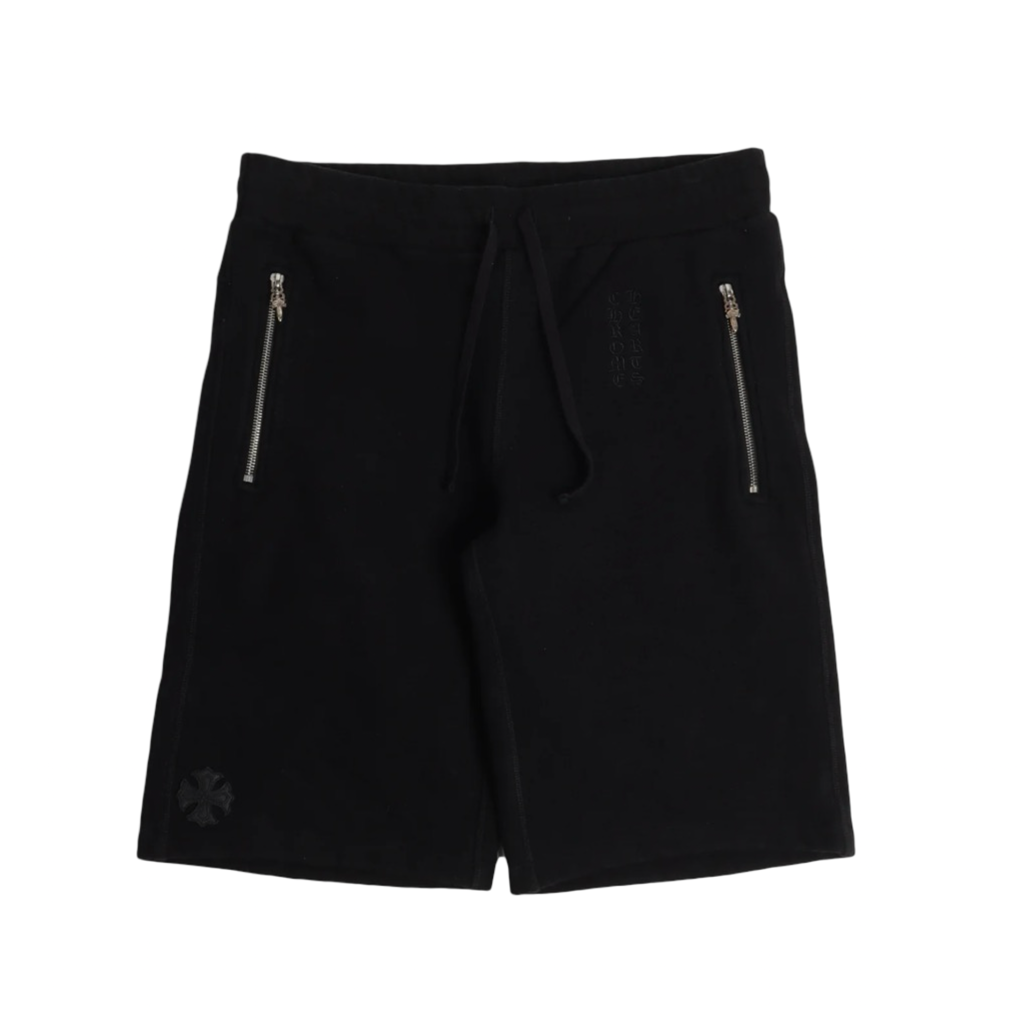 Chrome Hearts Y Not Black Patch Shorts Black