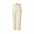 Louis Vuitton Cream Monogram Carpenter Pants