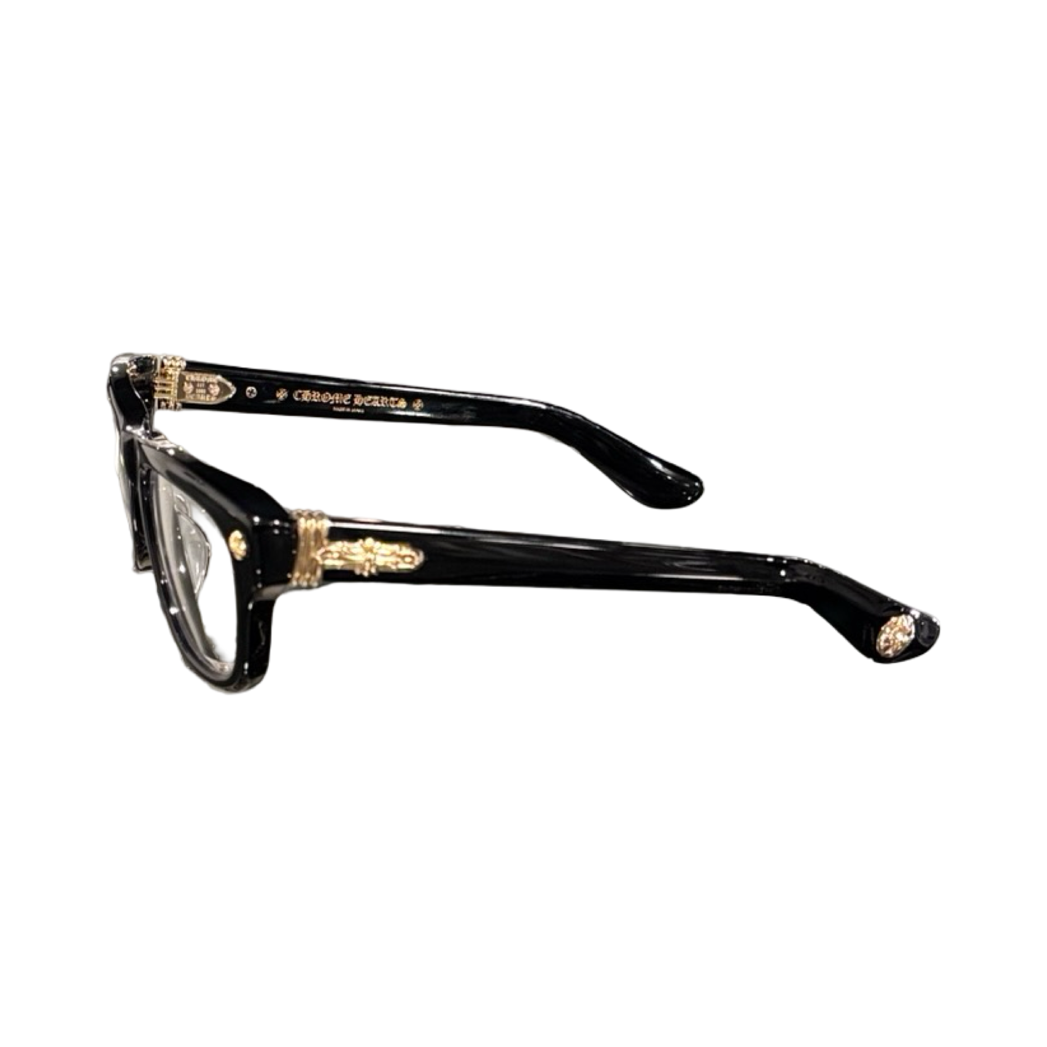 Chrome Hearts Trititsagain Glasses Black/Gold