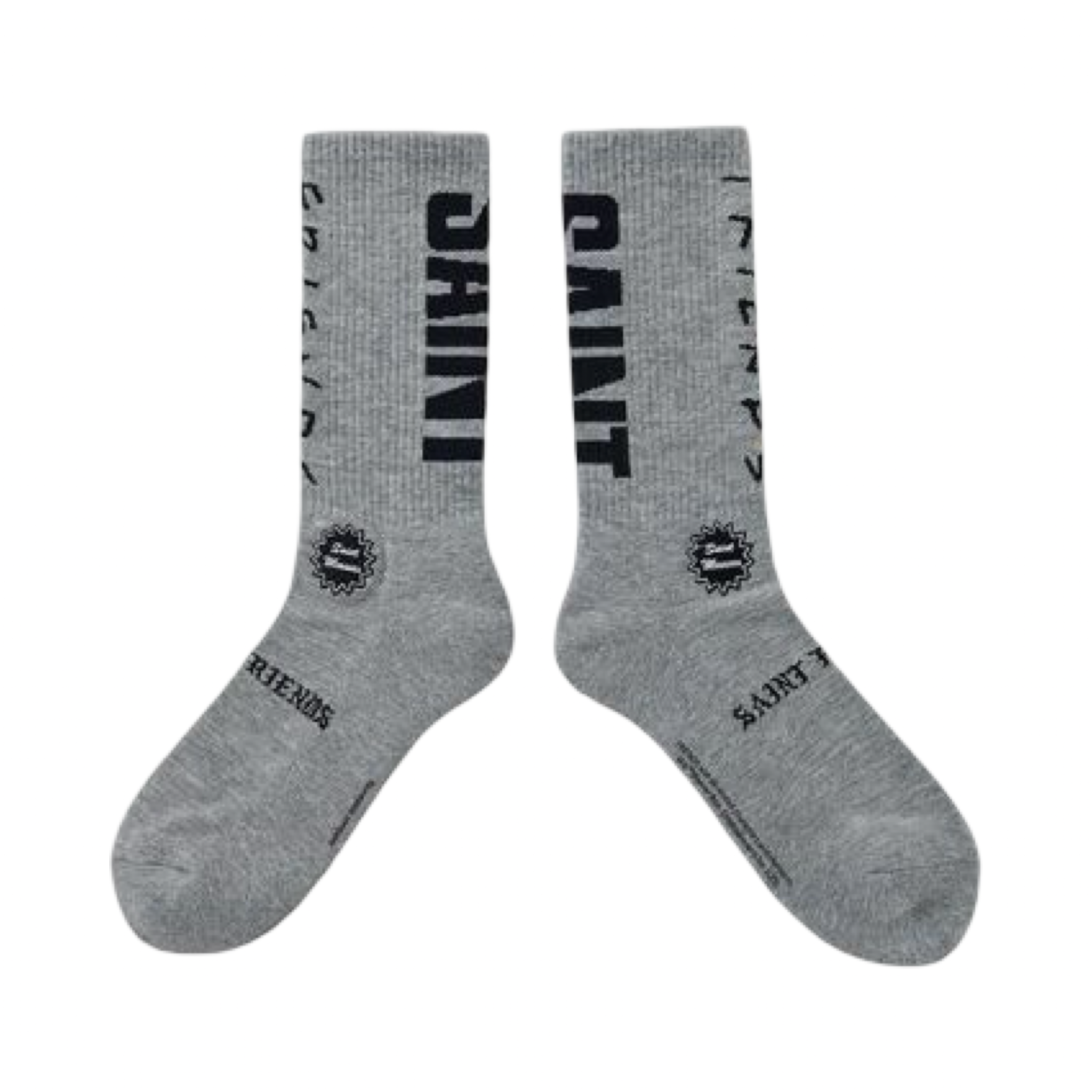 Saint Michael Grey Friends Socks