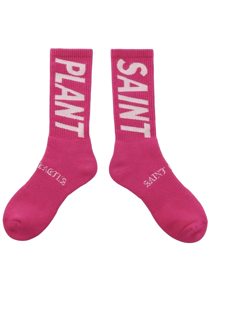 Saint Michael Pink CPFM Socks