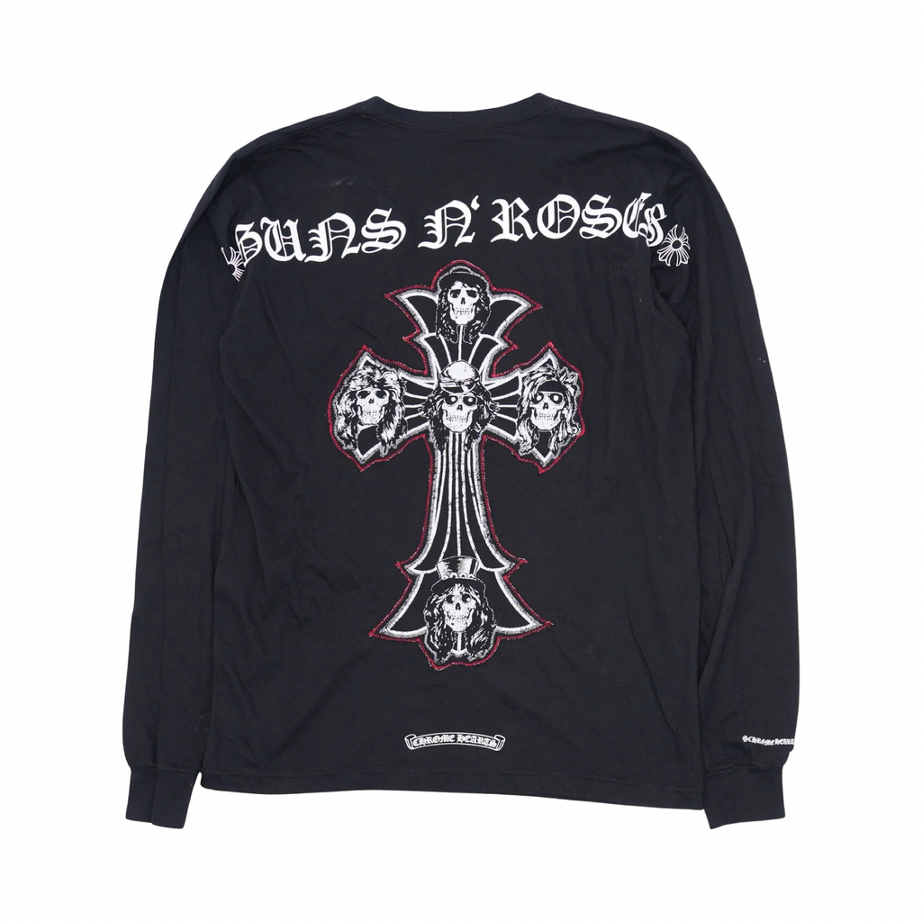 Chrome Hearts Guns N Roses Pocket Longsleeve Black