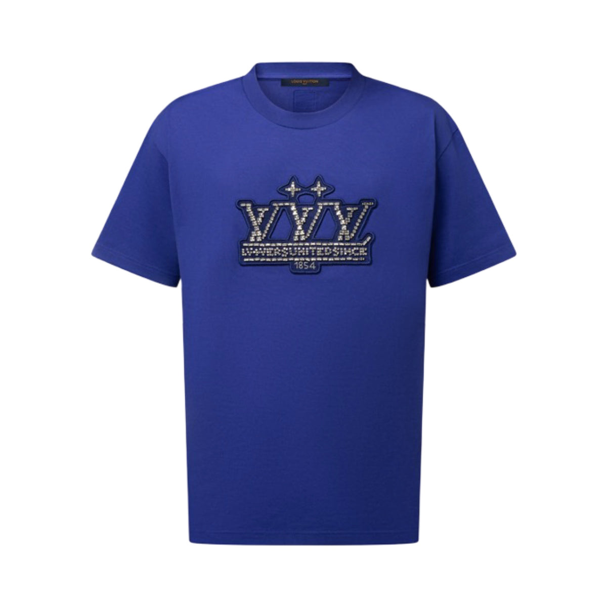 Louis Vuitton Embellished Crystal Tee Clematis Blue