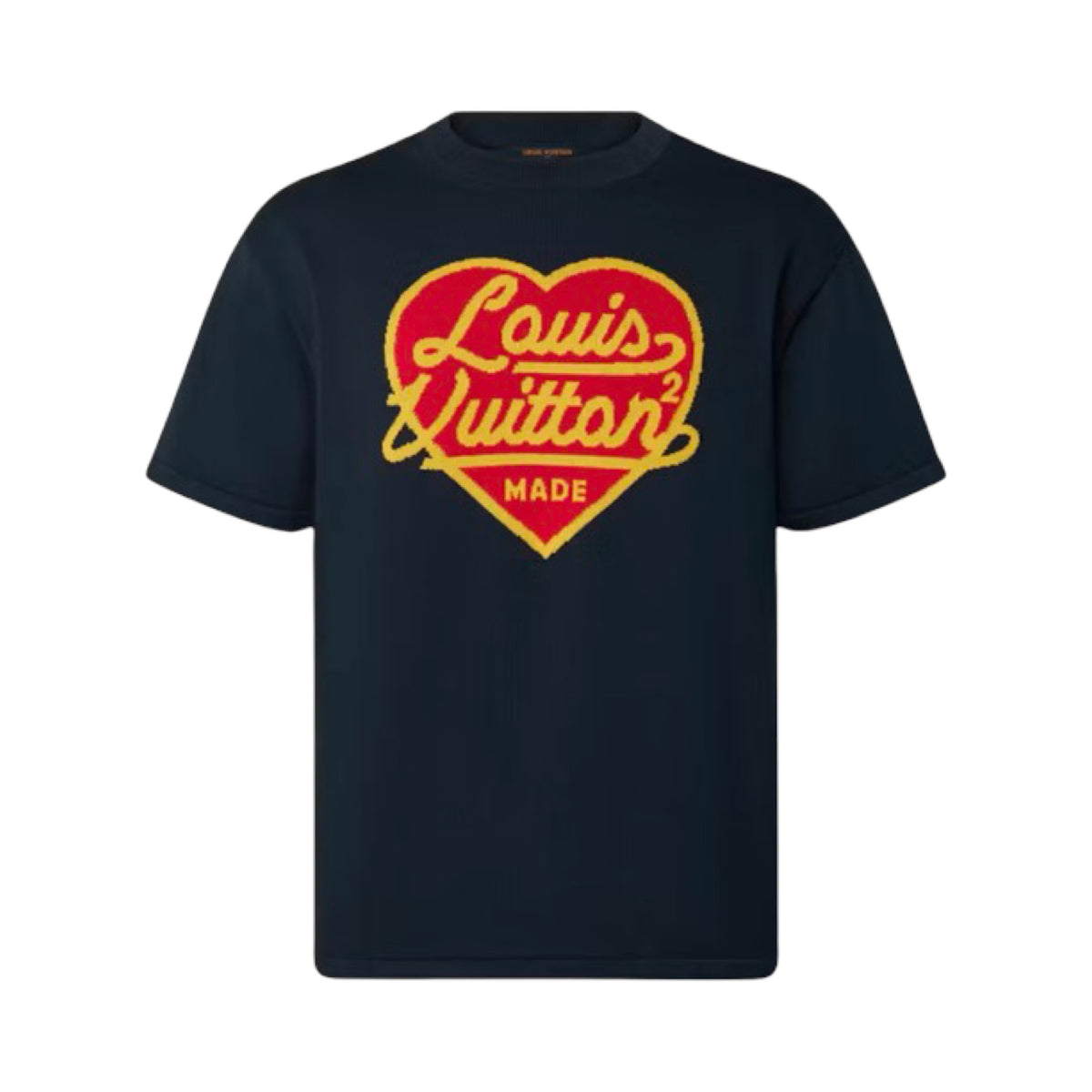 Louis Vuitton X Nigo Heart Intarsia Shirt Navy
