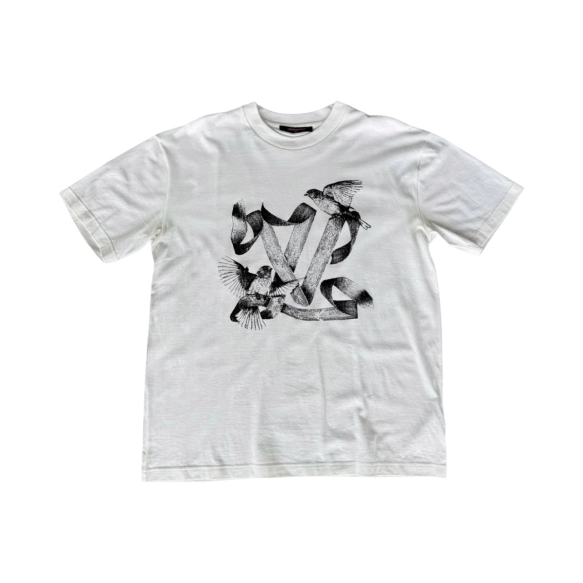 Louis Vuitton Birds Monogram Tee White