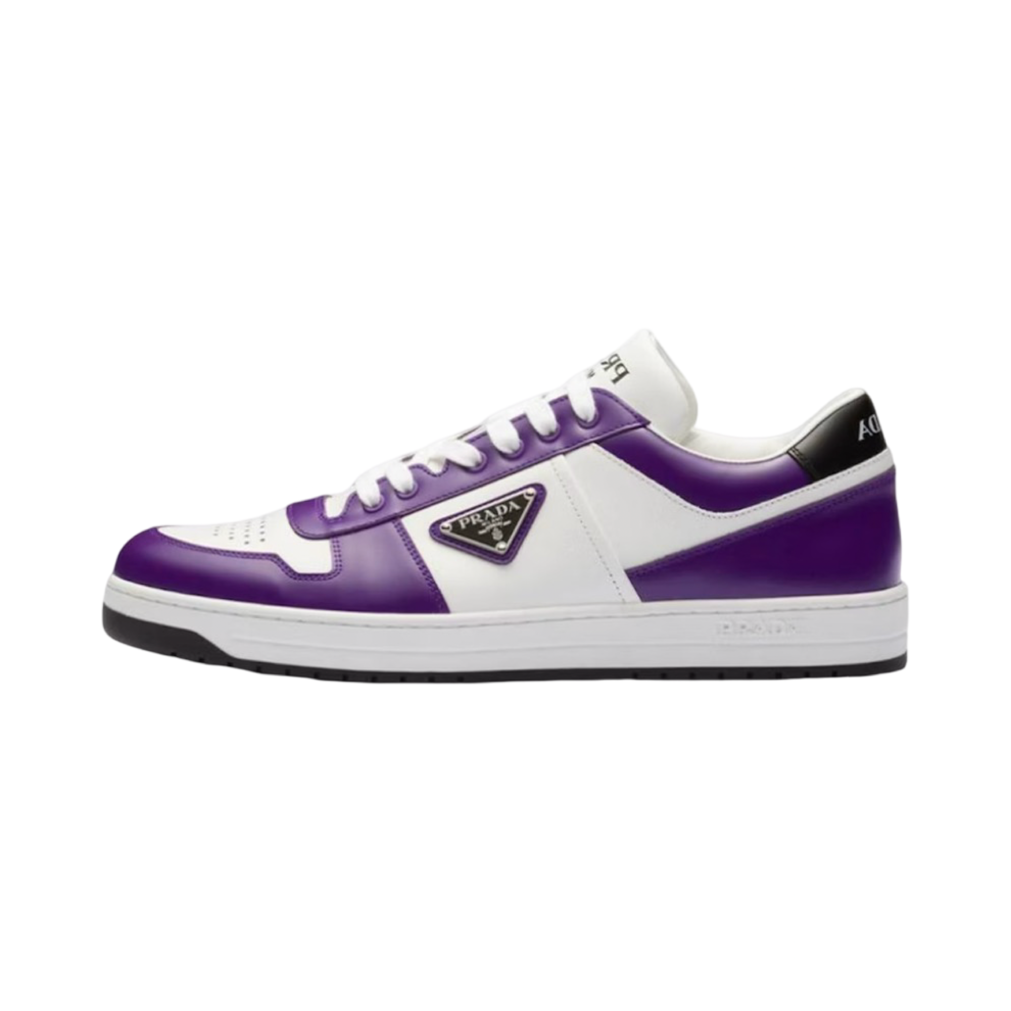 Prada Vitello Downtown Low Top Purple
