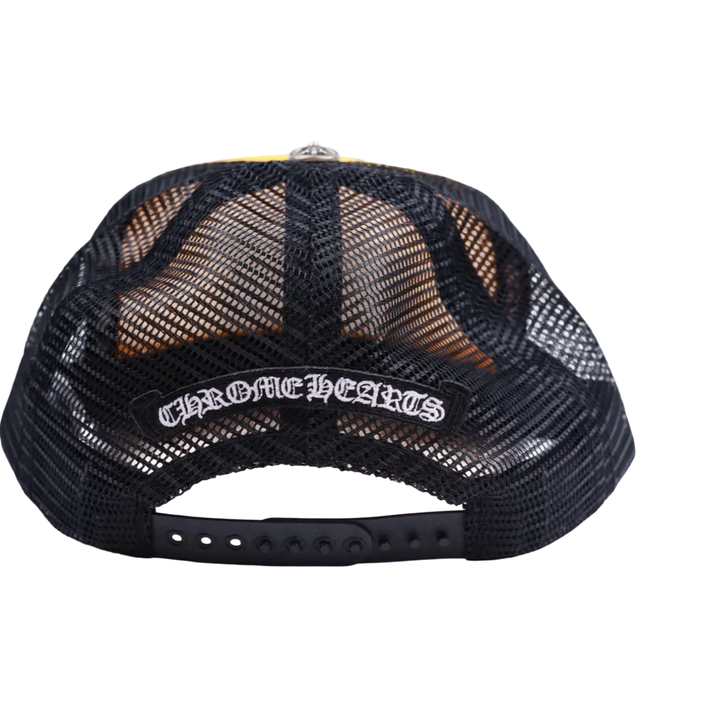 Chrome Hearts Matty Boy Sex Records Link Trucker Hat Black/Yellow