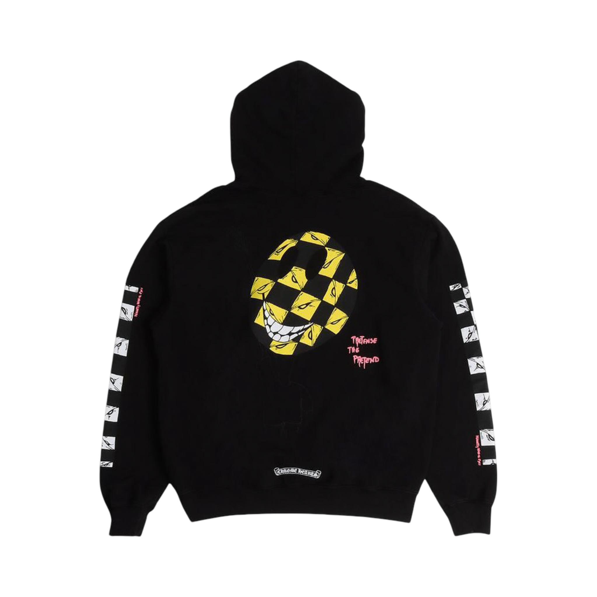 Chrome Hearts Matty Boy Multi-Eye Soccer Ball Print Hoodie Black
