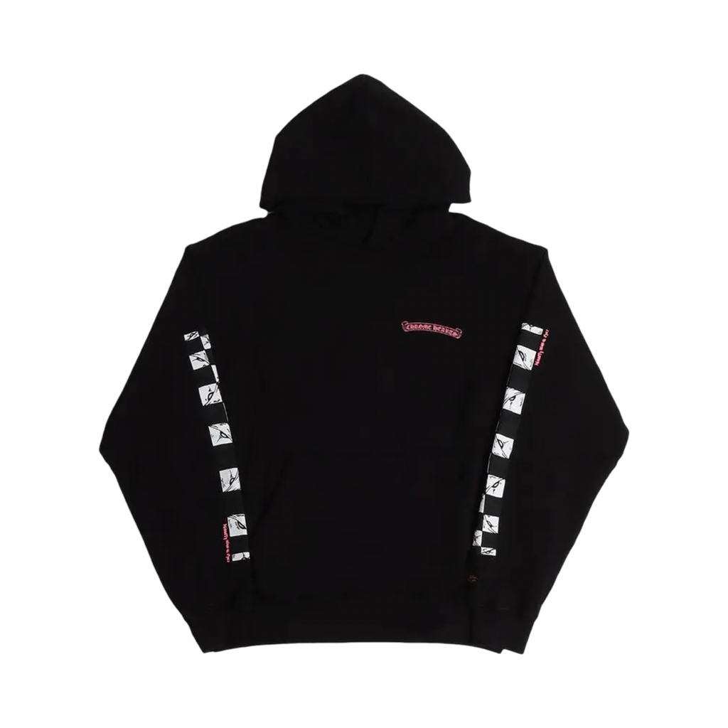 Chrome Hearts Matty Boy Multi-Eye Soccer Ball Print Hoodie Black