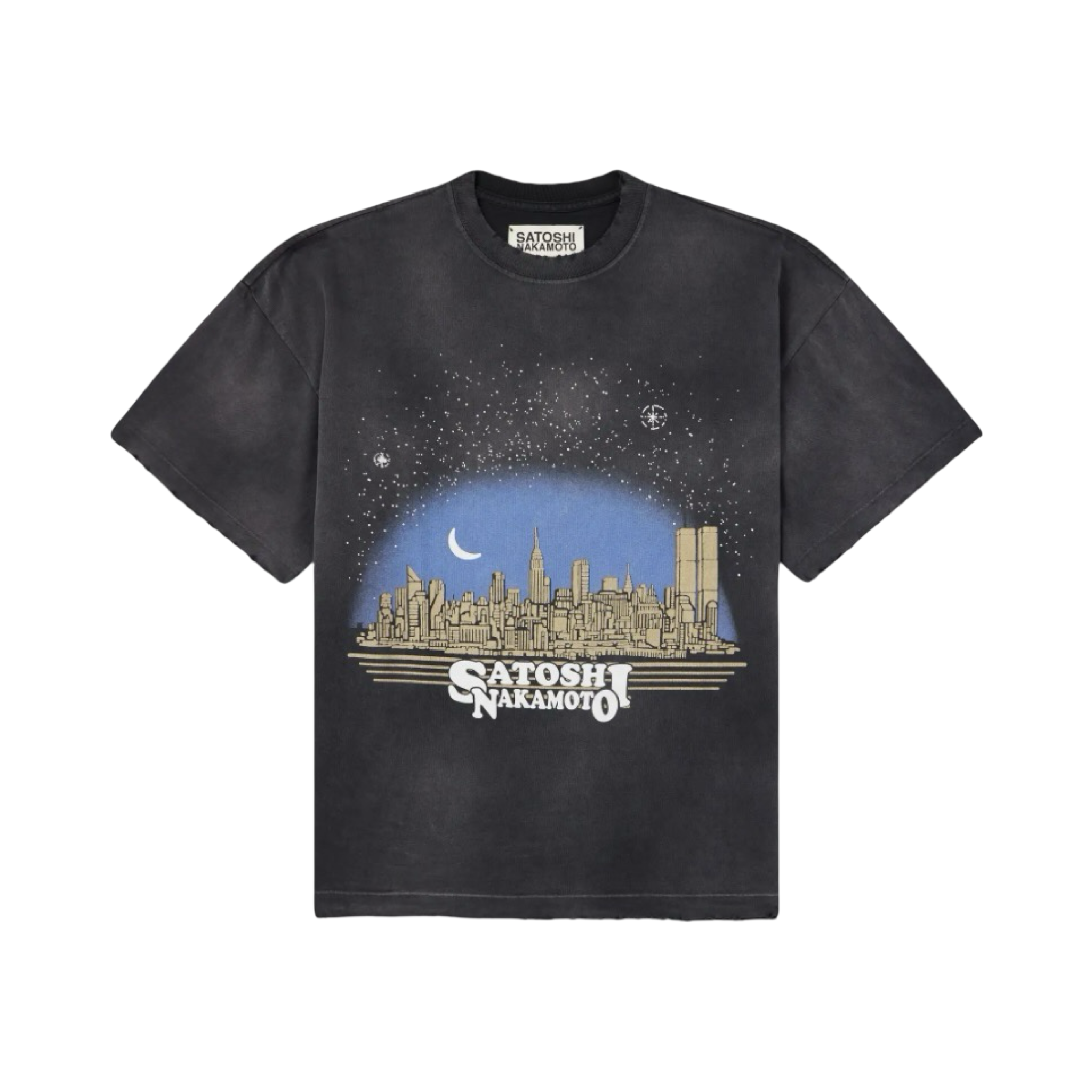 Satoshi Nakamoto Tourist Logo Tee