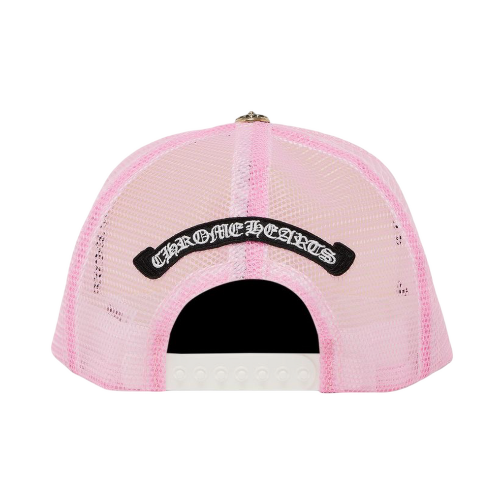 Chrome Hearts Horseshoe Trucker Hat Pink/White