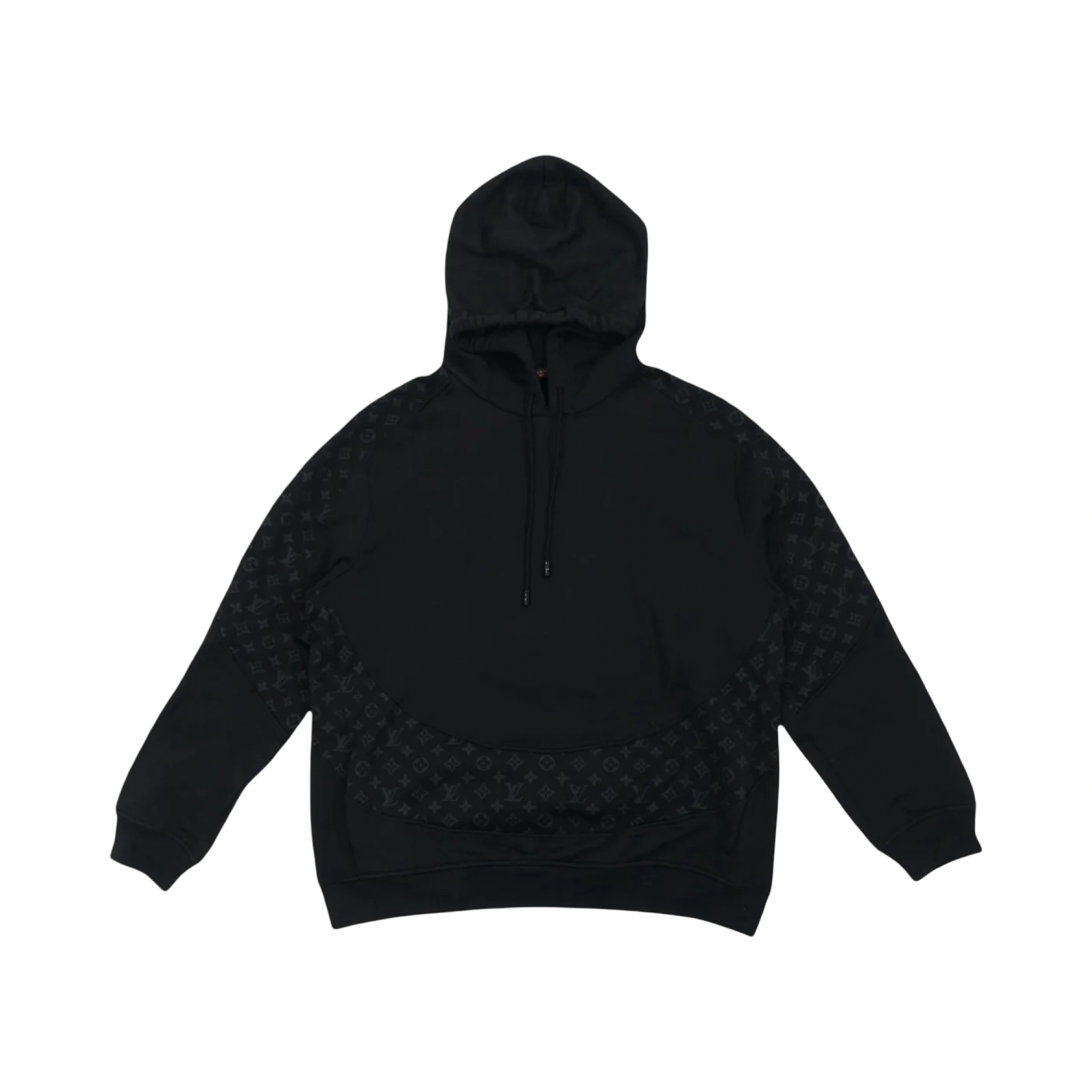 Louis Vuitton Black Circle Cut Hoodie