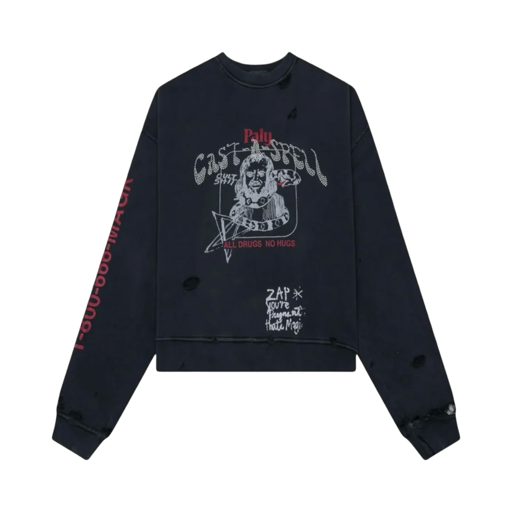 Paly Hollywood Cast A Spell Crewneck Navy