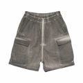 Rick Owens Cargobela Canvas Shorts Dust