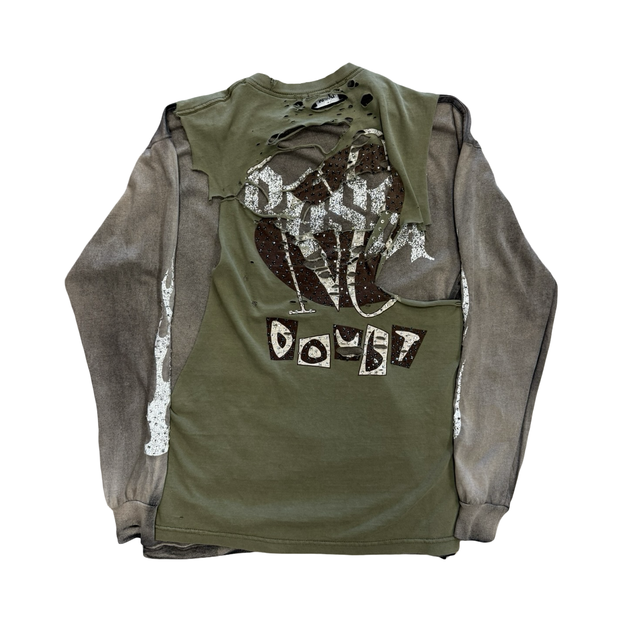 BOSSI Vintage No Doubt Double Layered Olive/Brown