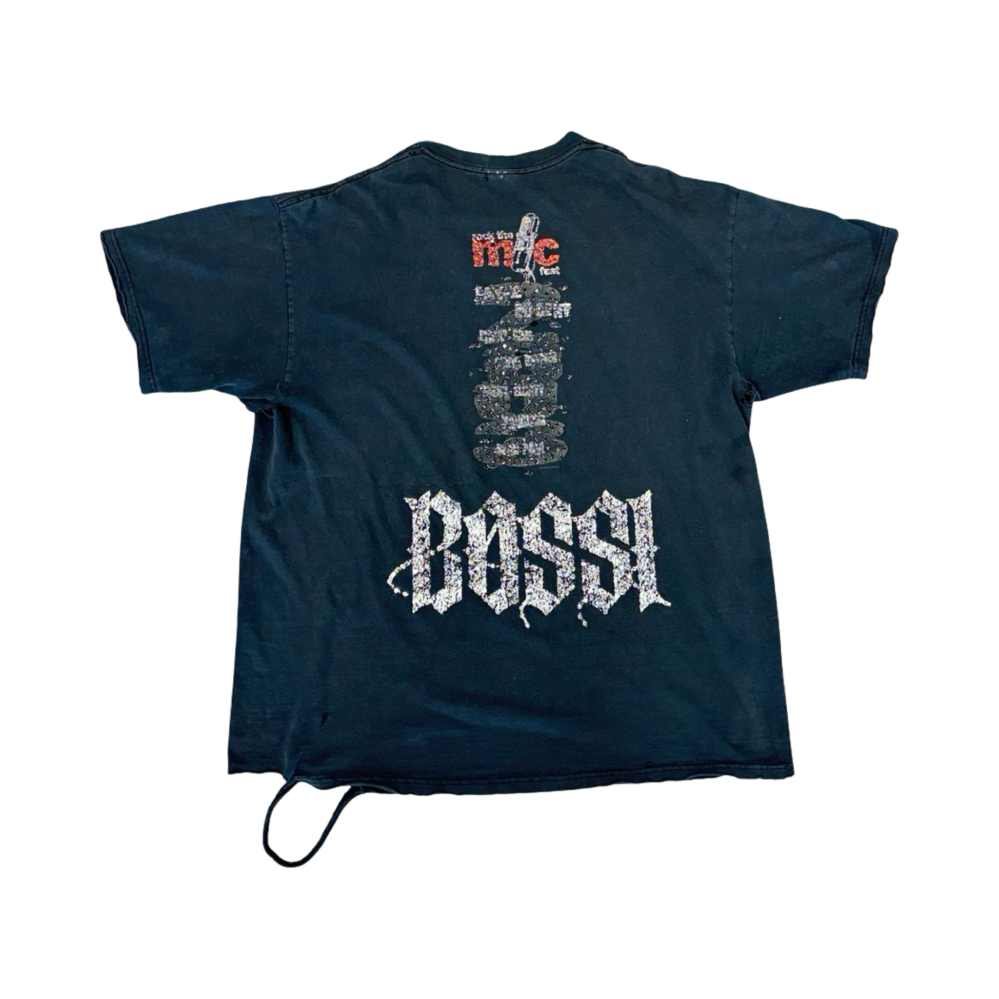 BOSSI Vintage Jay Z 50 Cent Tour Tee Black
