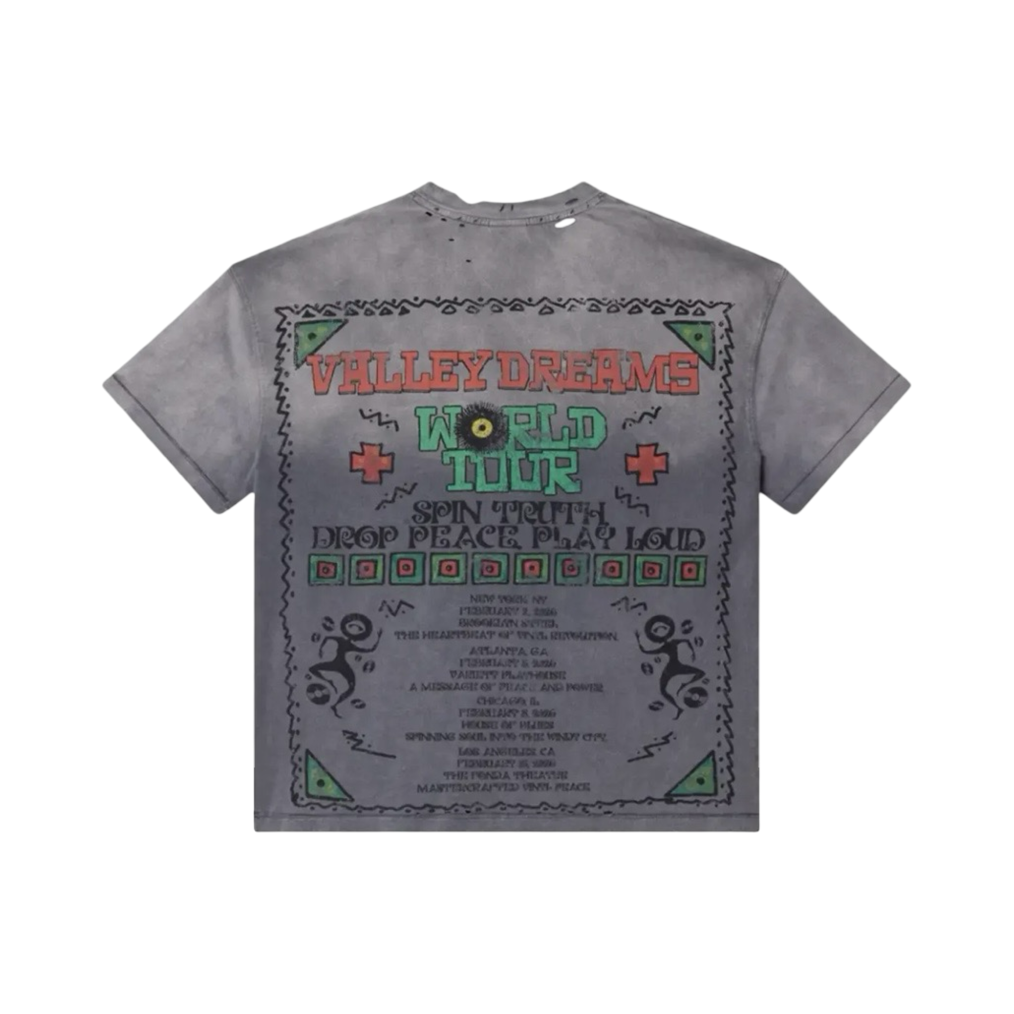 Vale Forever Faded Chaos Bling Tee