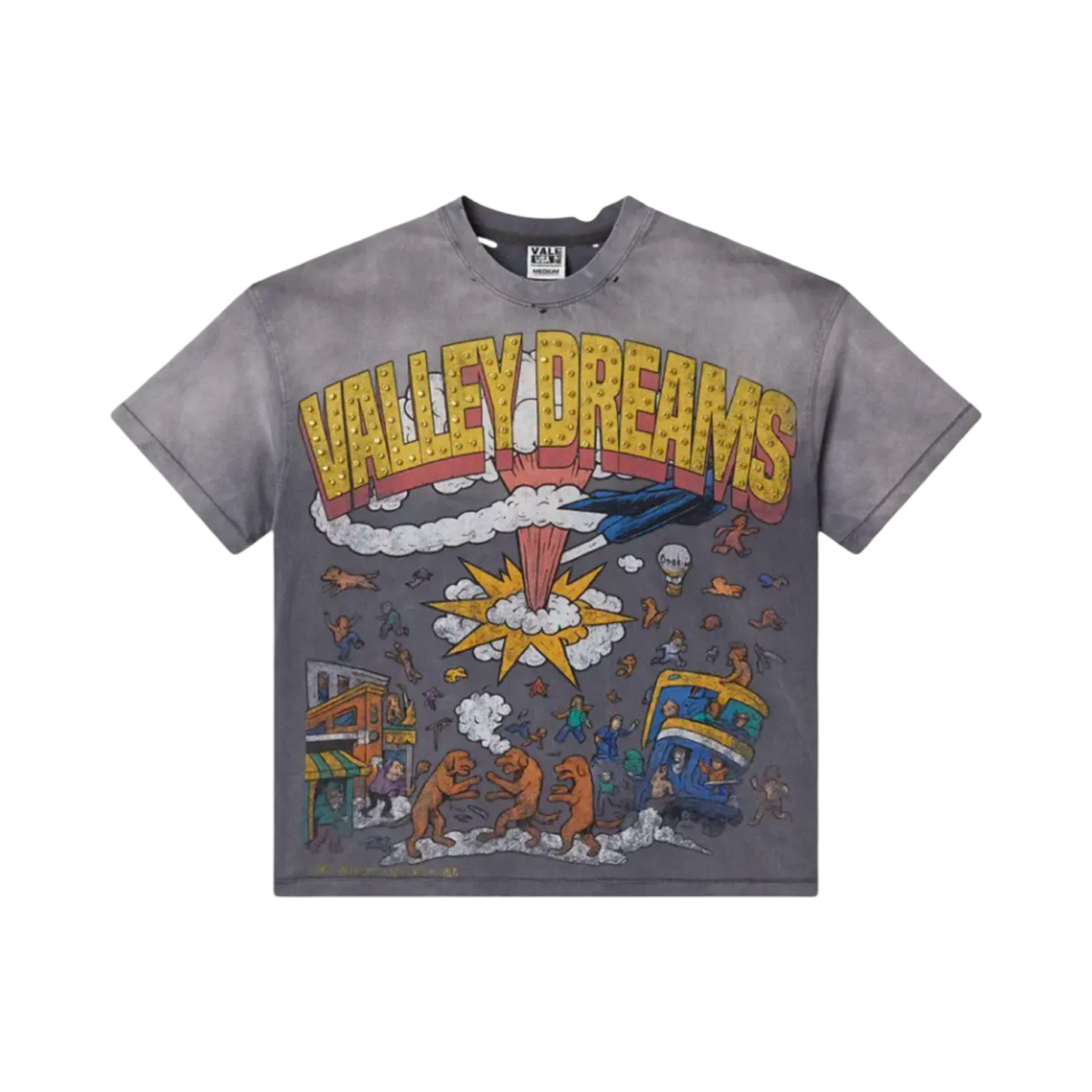 Vale Forever Faded Chaos Bling Tee