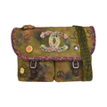 Chanel Graffiti Souvenir Cross Body Bag Green