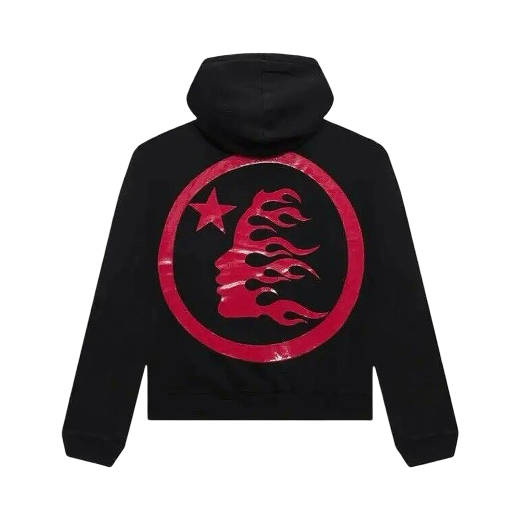 Hellstar Sport Logo Black/Red Hoodie