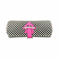 Chrome Hearts Checkered Pink Cross Cemetery Watch Roll