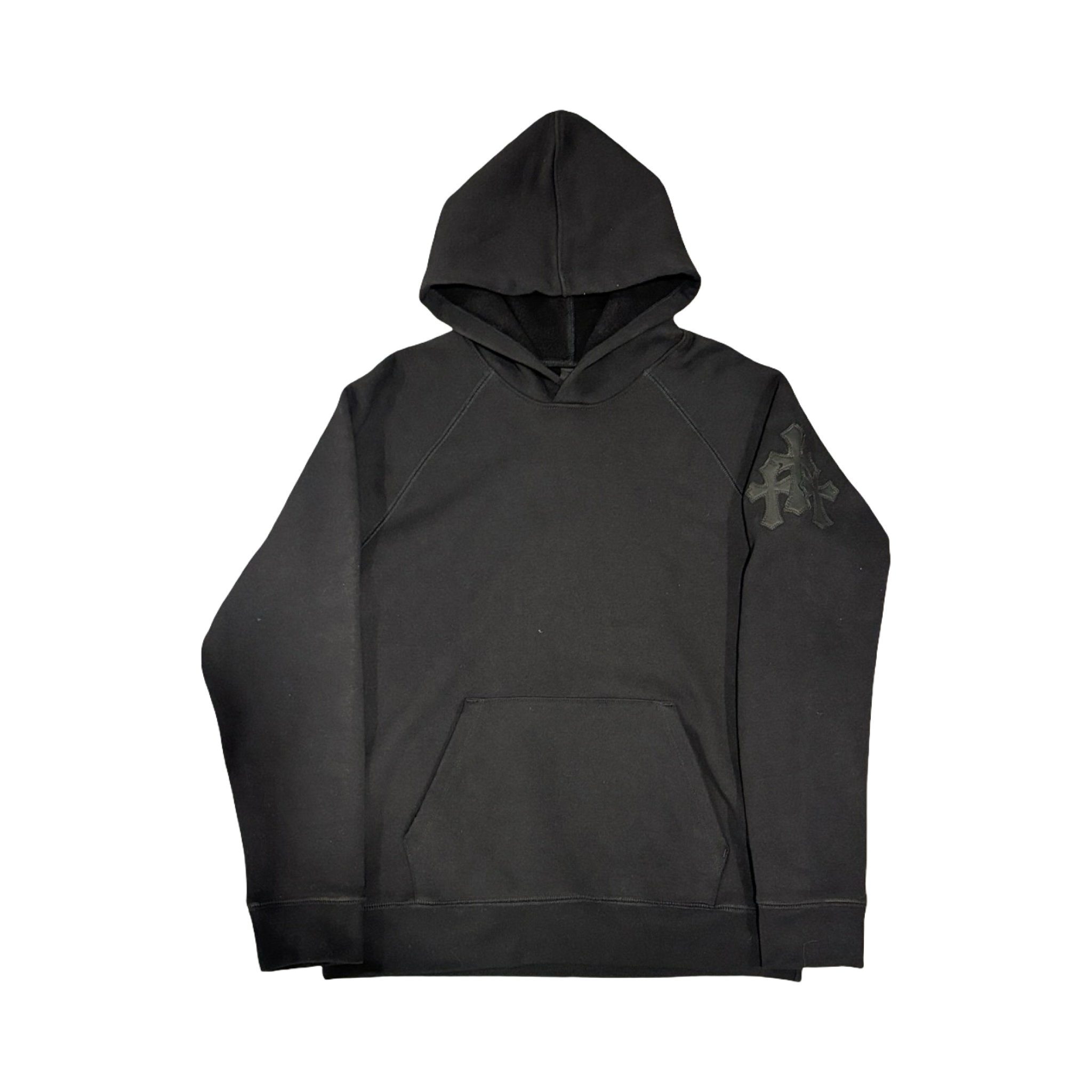Chrome Hearts Paper Jam Cross Hoodie Black