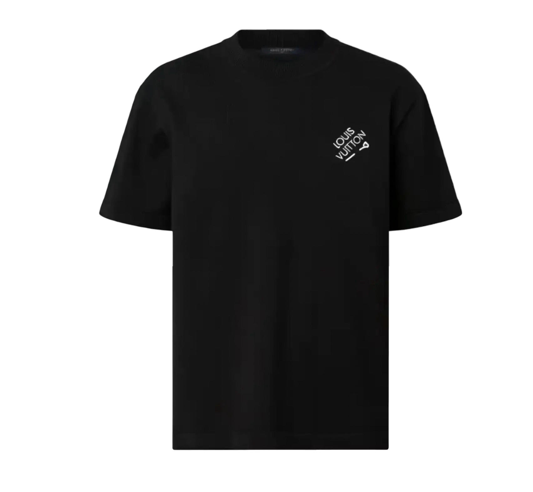 Louis Vuitton Key Logo Tee Black