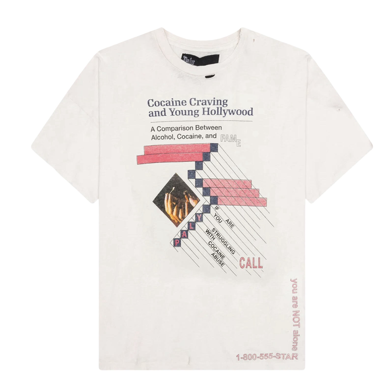 Paly Hollywood Cravings Vintage Tee White