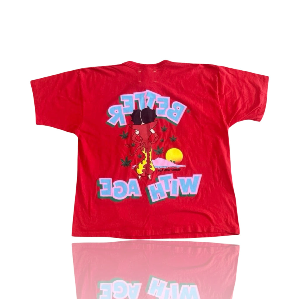 *Better With Age Better Boop Tee Red