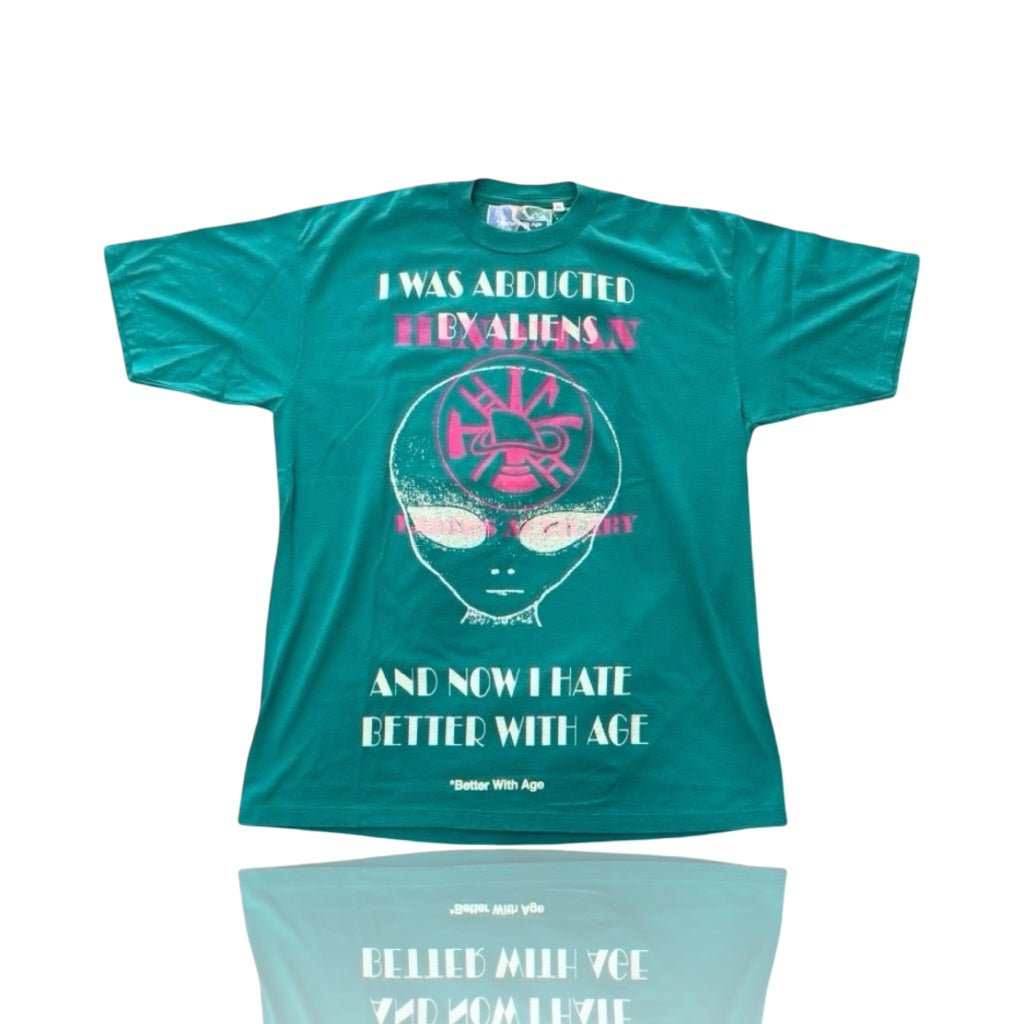 *Better With Age Abducted Tee Turquoise