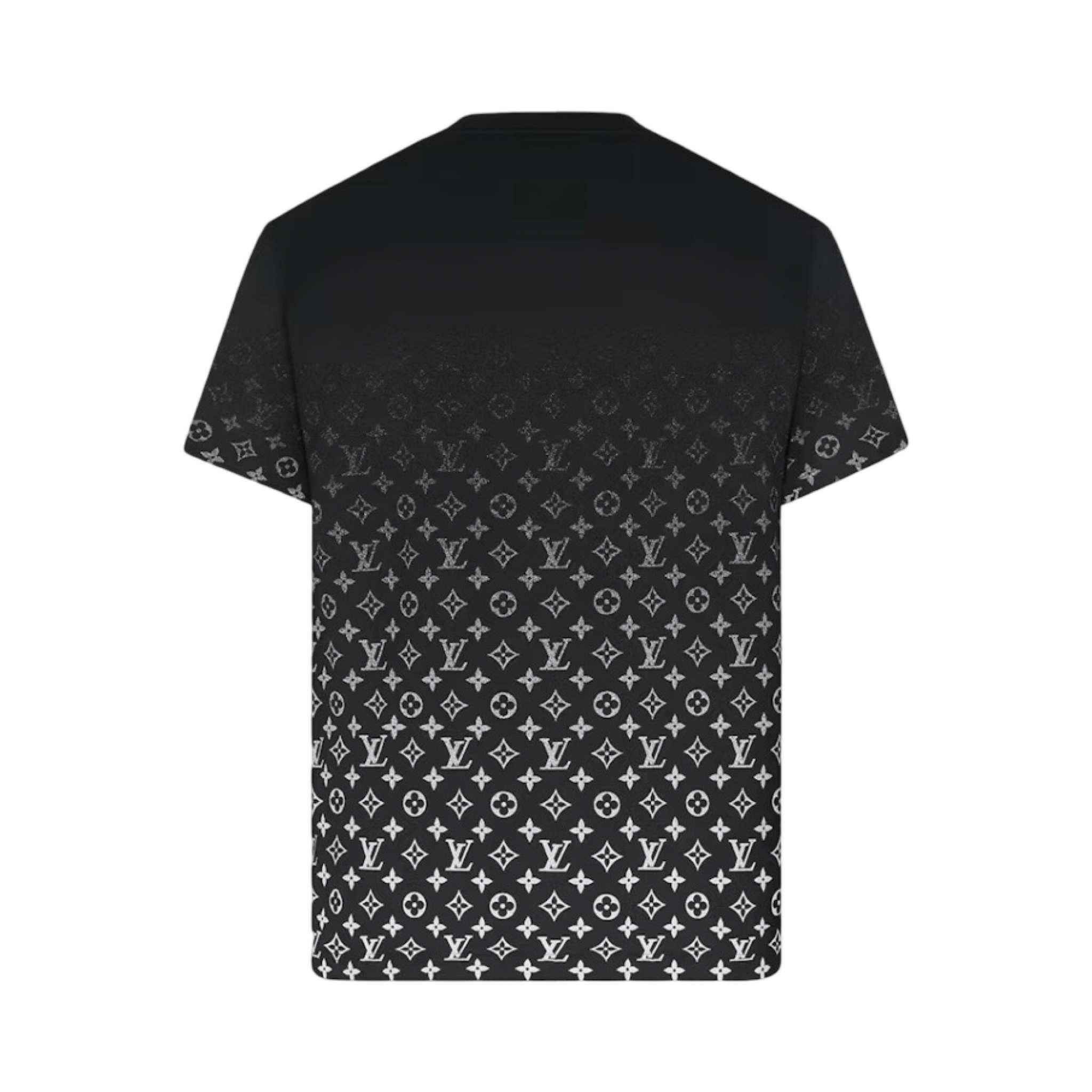 Louis Vuitton Monogram Print T-Shirt Black/White
