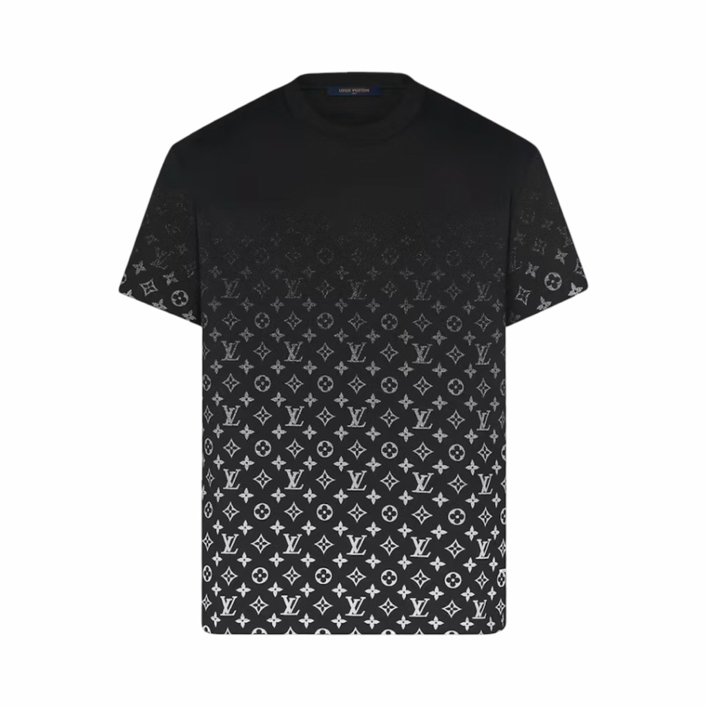 Louis Vuitton Monogram Print T-Shirt Black/White