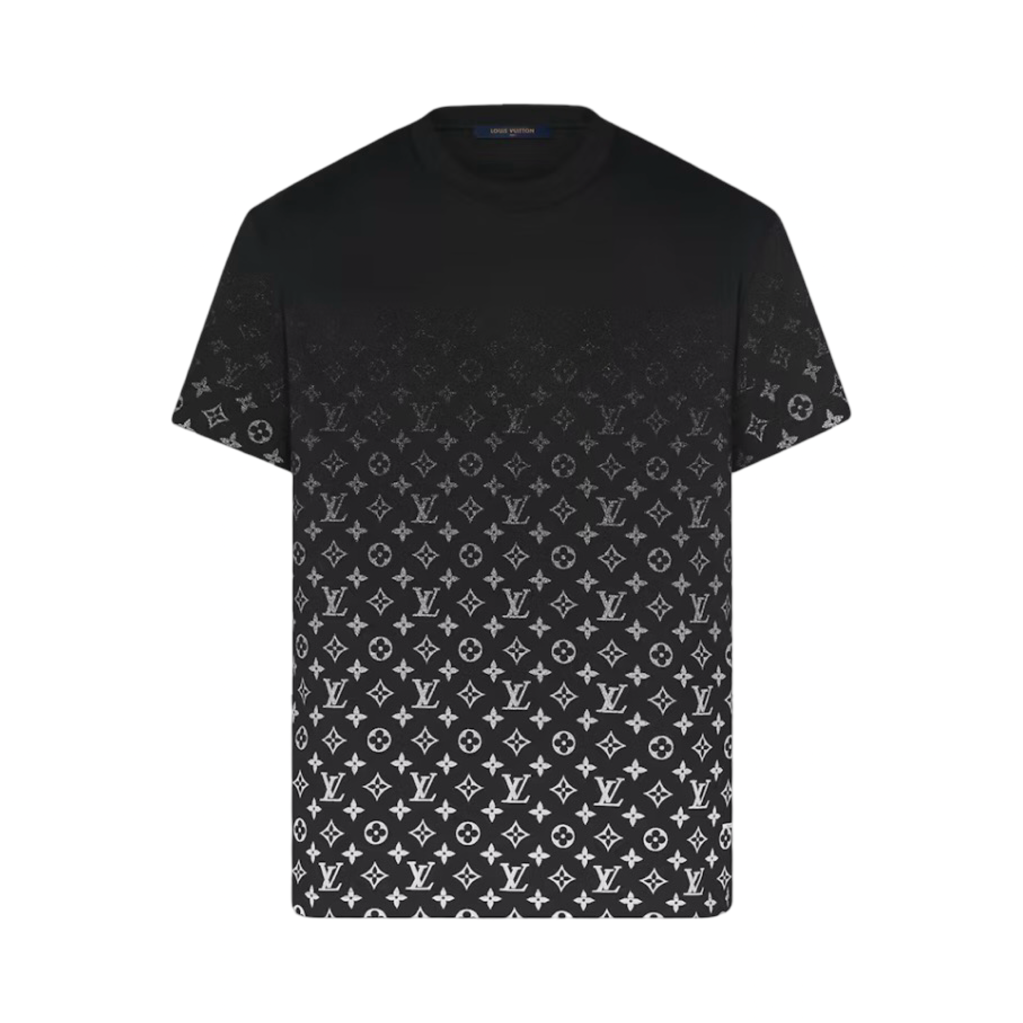 Louis Vuitton Monogram Print T-Shirt Black/White