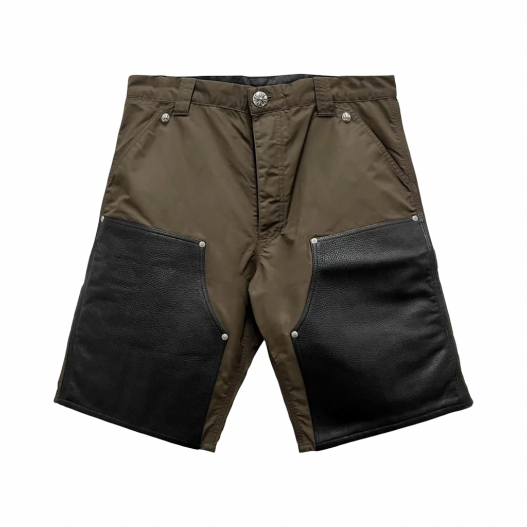 Chrome Hearts Double Knee Carpenter Shorts Brown