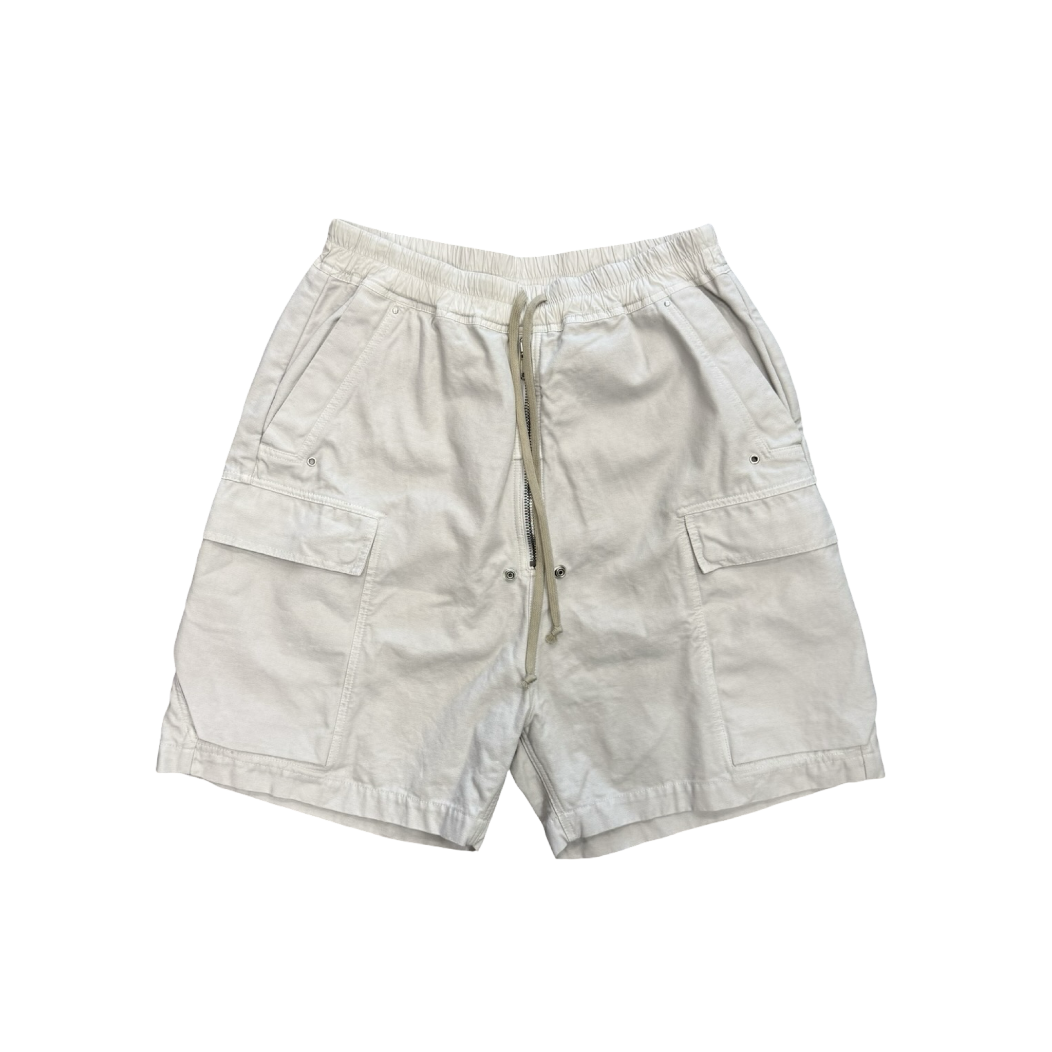 Rick Owens DRKSHDW Cargobela Shorts Canvas Milk