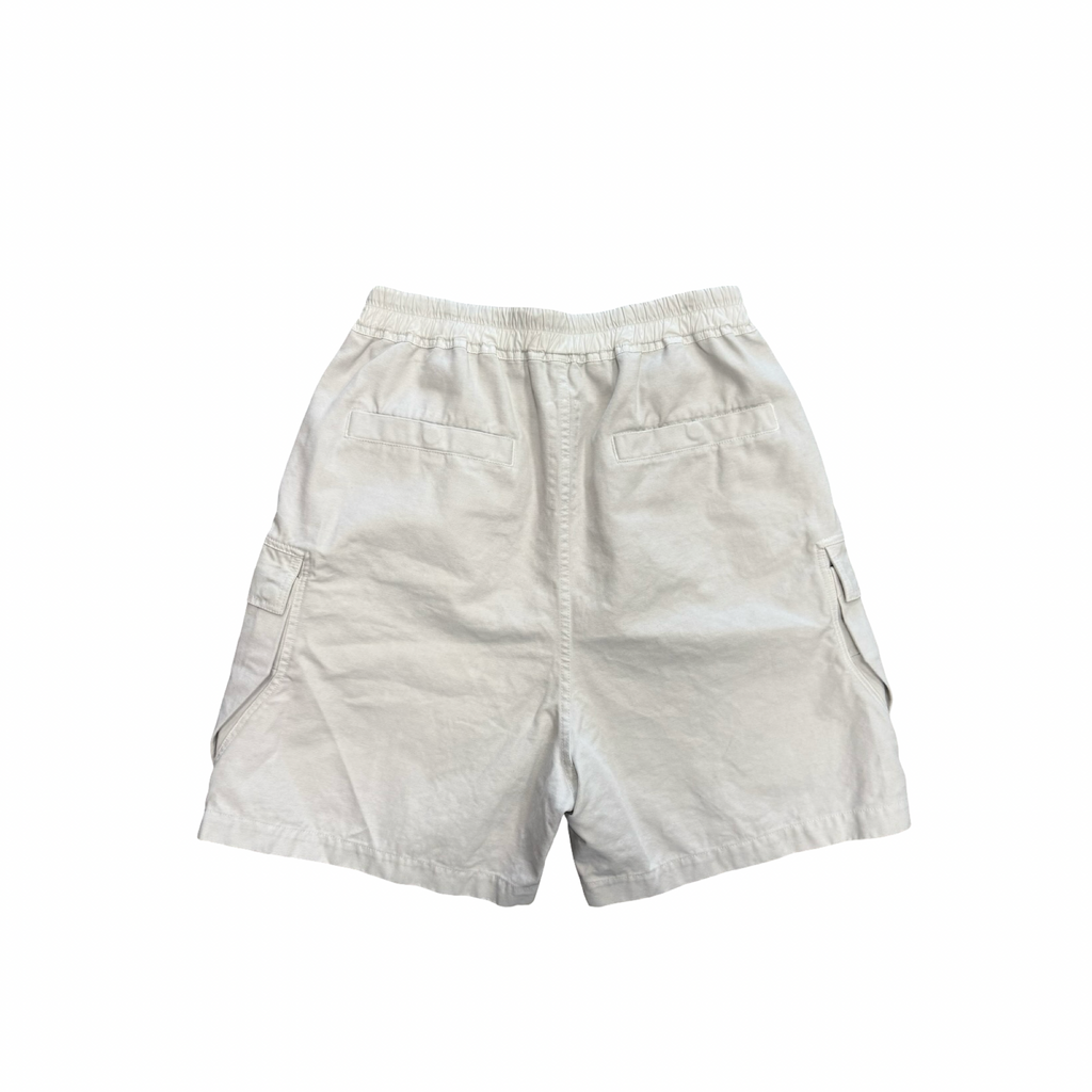 Rick Owens DRKSHDW Cargobela Shorts Canvas Milk