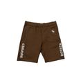 Chrome Hearts Slo Ride Embroidered Shorts Brown