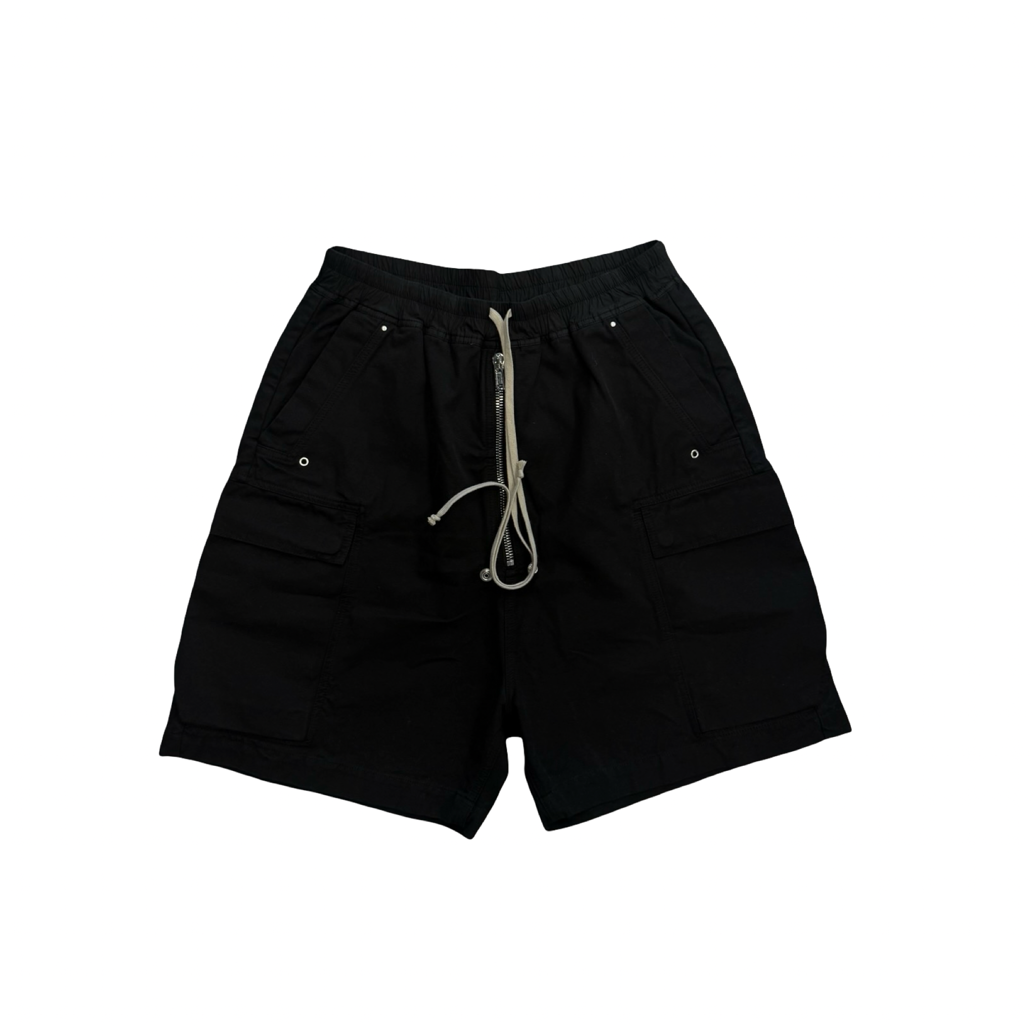 Rick Owens Cargobela Canvas Shorts Black